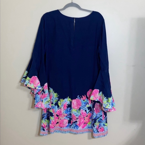 NWT ROSALIA LILLY PULITZER SILK DRESS SZ 16 - Picture 4 of 11